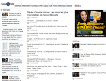 Tablet Screenshot of footballhebdo.com